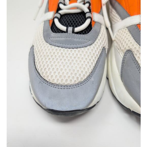 Christian Dior B22 Sneaker Orange Grey White Mesh Chunky Trainer main image 10